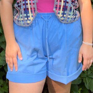 Vintage High Waist Blue Shorts